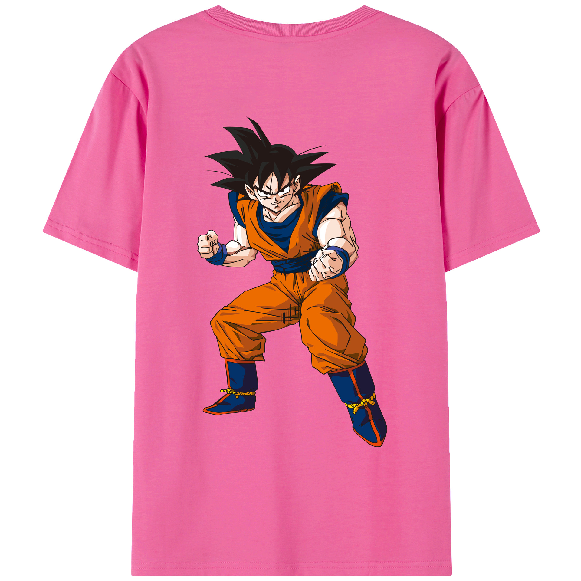 （画像用） ドラゴンボール 孫悟空（そん ごくう）Son Goku カカロット DRAGON BALL Kakarotto レディース半袖Tシャツ(バックプリント)